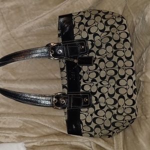 Coach F13743 soho pleated tote signature